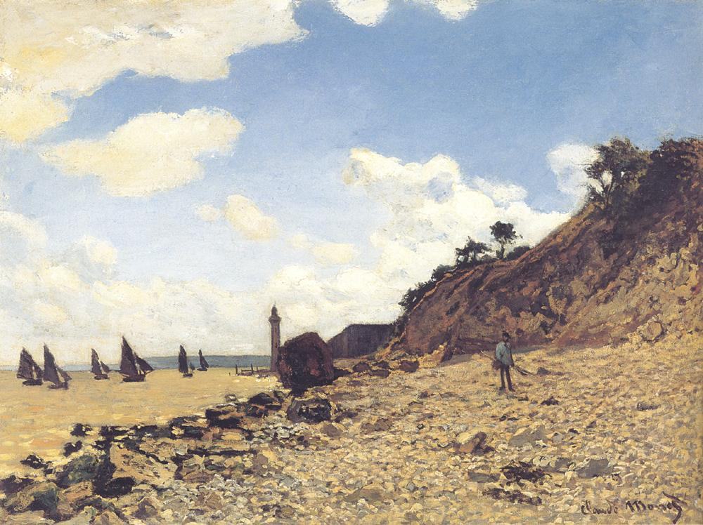 Claude Monet Beach at Honlfeux